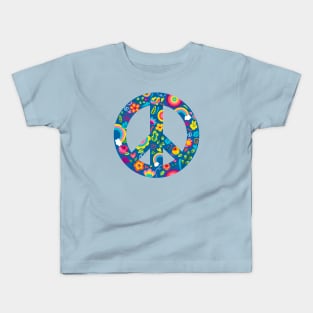 Groovy Nature Peace Sign Kids T-Shirt